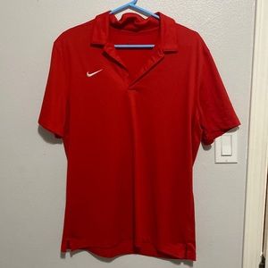 Men’s Red Nike Polo